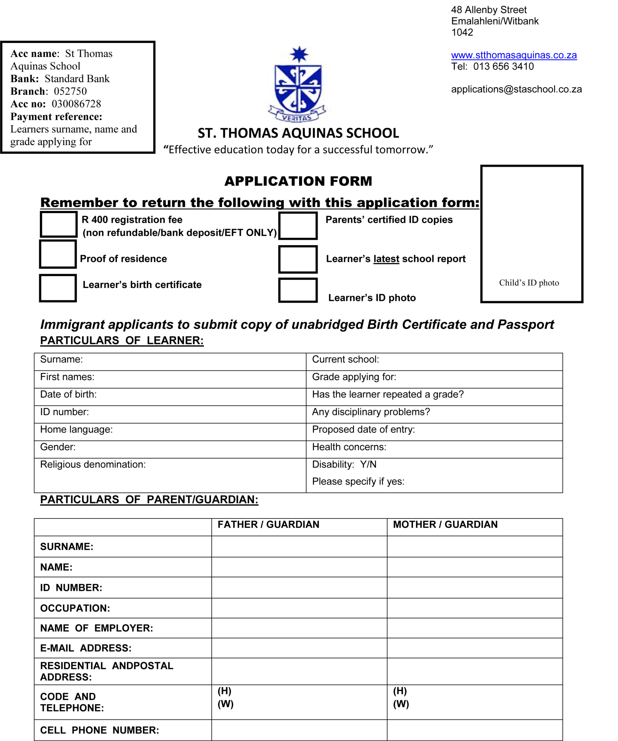School application form 2026-1