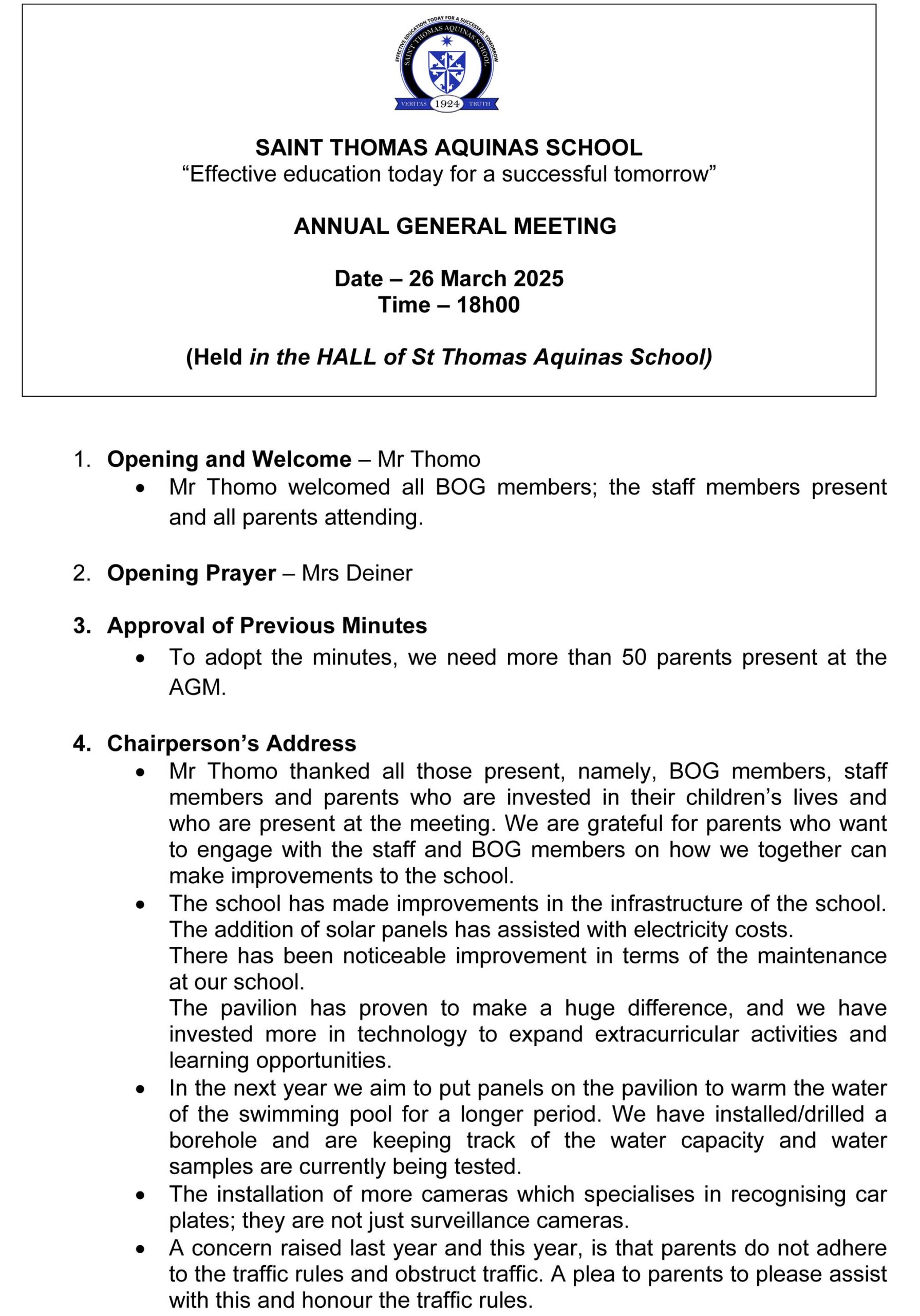 2025 AGM 26 March 2